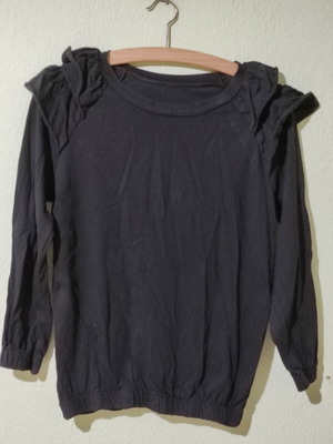 Women's cotton blouse like new, black, sizes S and M