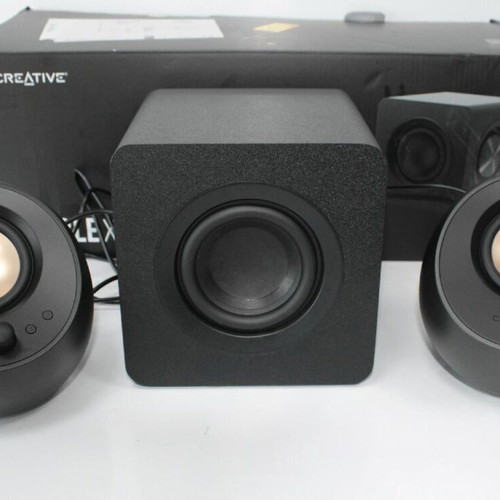 Creative Pebble X Plus 2.1 speaker system restored with Bluetooth 5.3 and RGB
