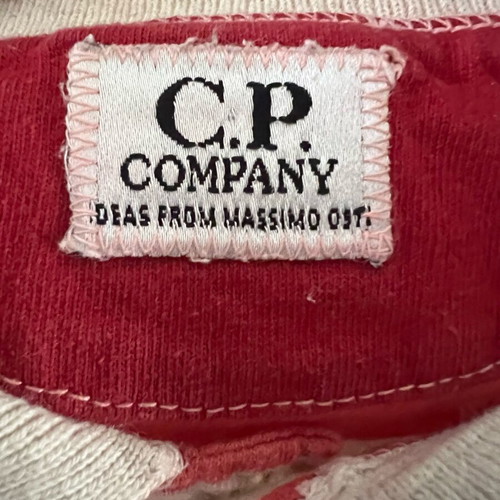 C.P Company Polo Shirt Men Striped Size L Like New
