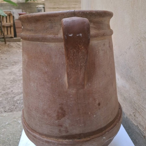 Terracotta vessel 55x30 cm like new