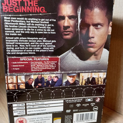 Prison Break Seasons 1 & 2 Complete DVD with English and Greek Subs