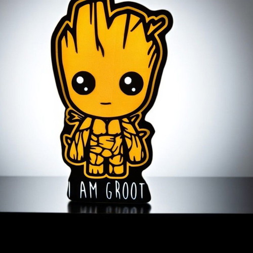 Lightbox "I Am Groot" 3D printed decorative lamp with USB new