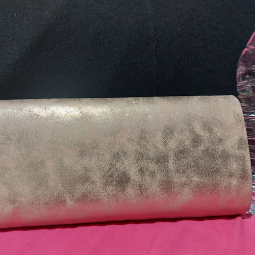 Handbag used, gold and silver colors