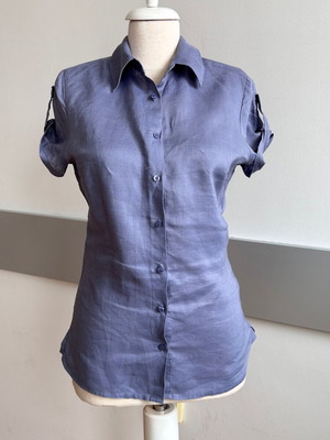 Jake’s linen shirt pastel blue, slim fit, like new, size S 36