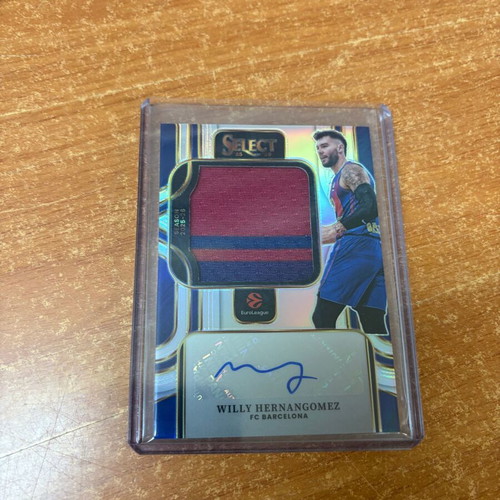 2025-26 Select Euroleague Willy Hernangomez Auto Patch Silver Prizm new