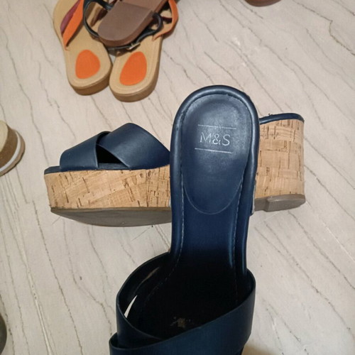 Shoes used size 38, pack of 4 pairs with platforms