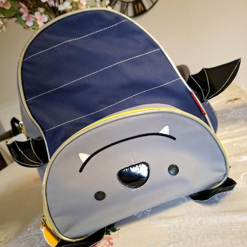 Skip Hop Zoo Kids Bat Backpack used
