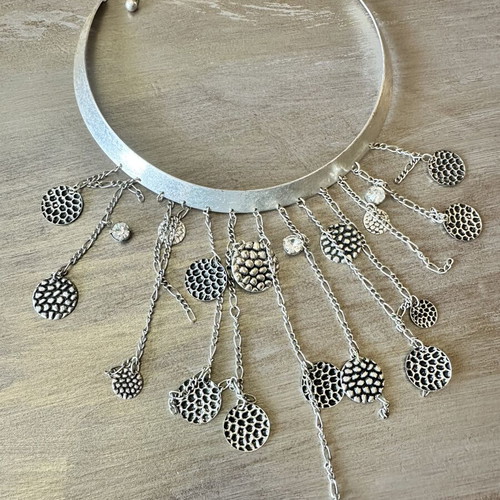 Necklace handmade Gianniotiko silver jewelry like new