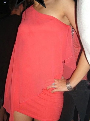 Zara Cocktail Dress like new, size M, coral color