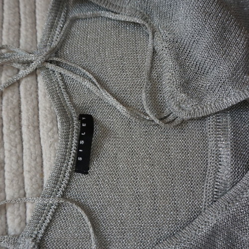 Sisley Small top with silver thread