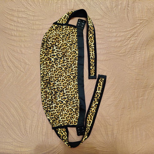 Strapless bra plus size 4XL new, animal print leopard design