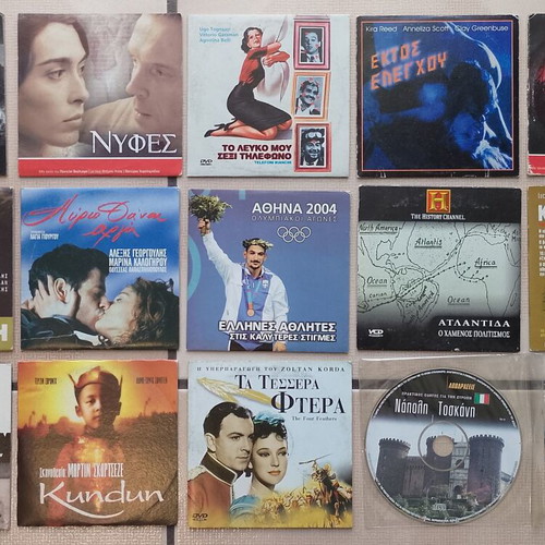 DVD movies used, pack of 30