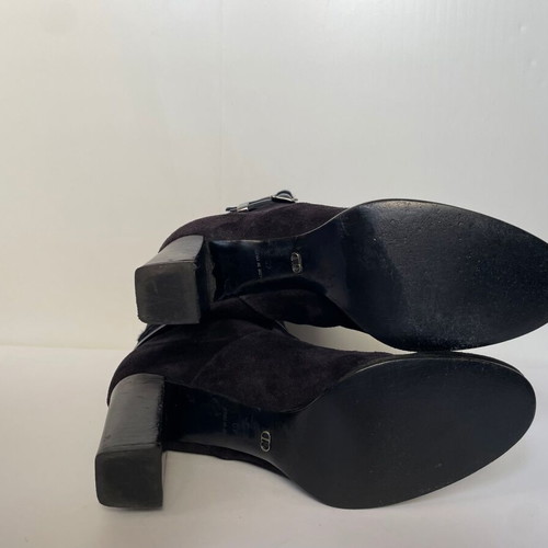 Dior suede ankle boots like new, size 40, navy