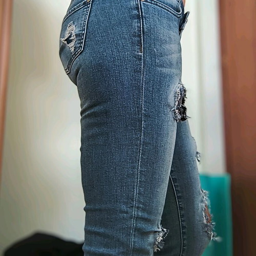 Tally Weijl low-rise jeans used, size S, blue