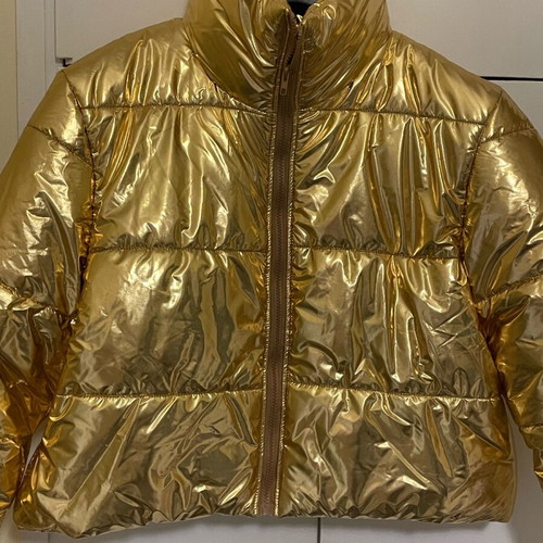 Statement jacket new, gold, oversized XL