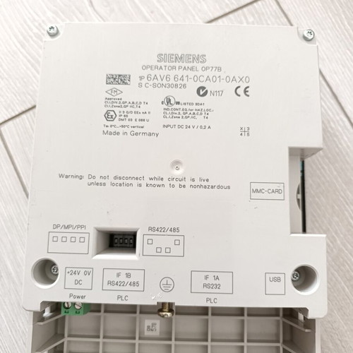 Siemens SIMATIC OP77B HMI operator panel like new