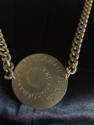 Necklace Trussardi Jeans gold color new