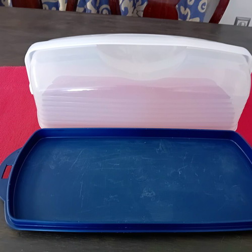 Tupperware storage containers used, pack of two pieces