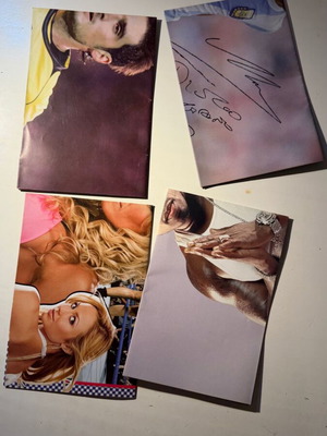 Collectible pack of 12 double posters from Sporty magazine (Maradona, Thierry Henry, 50 Cent, Lymberopoulos)