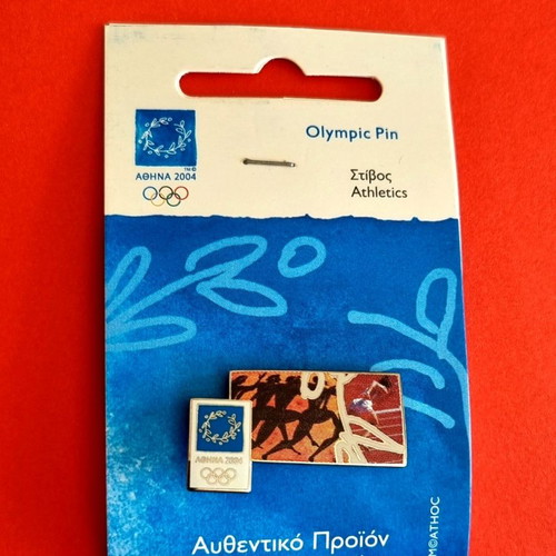 Olympic pins Athens 2004 new, set of 9 pieces