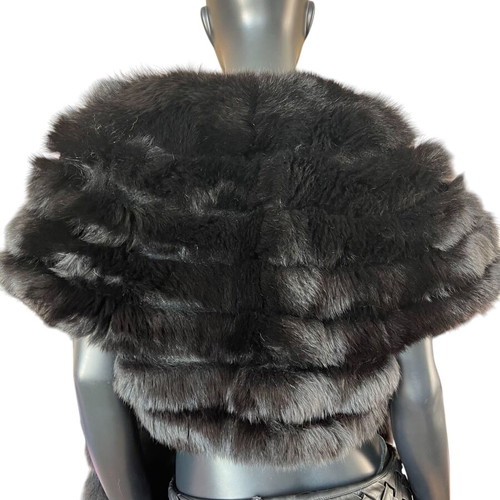 Takeshy Kurosawa black real fur vest like new