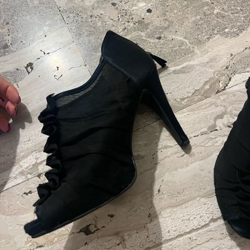 Nine West black ankle boots like new, size 39
