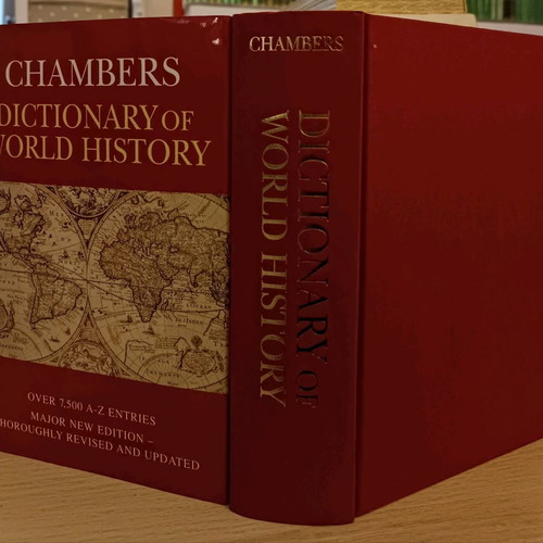 Chambers Dictionary of World History and Biographical Dictionary new