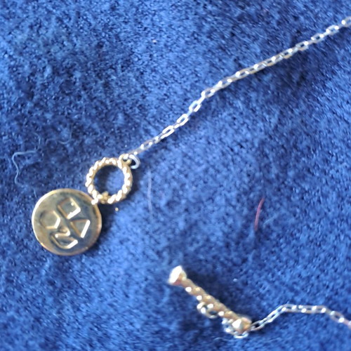 Swarovski necklace authentic Aquarius zodiac new, silver