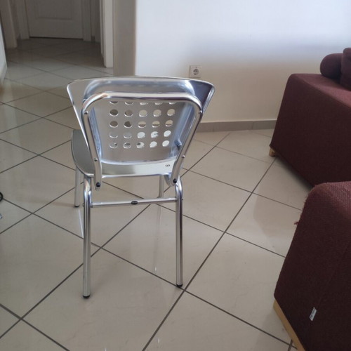 Aluminum chairs like new, set of 8 or single