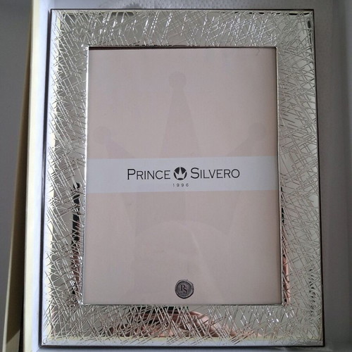 Silver photo frame new with certificate