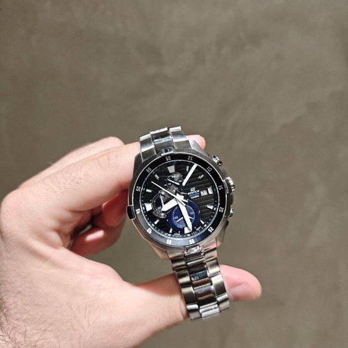 Casio Edifice Chronograph Marine Line EFM-502D-1AV like new
