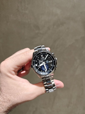 Casio Edifice Chronograph Marine Line EFM-502D-1AV like new