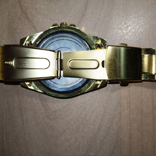 Ulysses watch used, men's, gold color