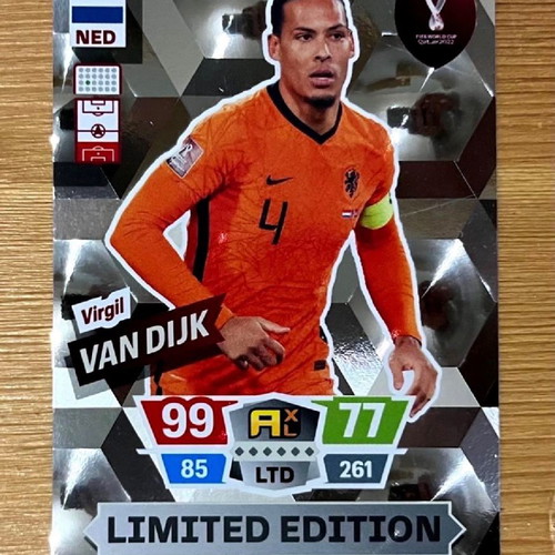 Qatar 2022 limited edition cards used, set of 5