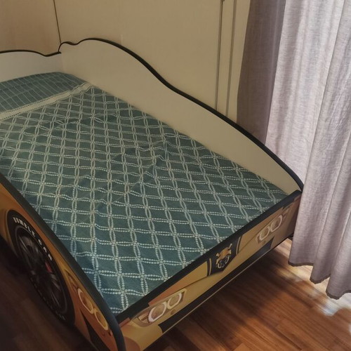 Children's bed for boy with mattress, almost unused