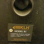 Ηχεία KLH Model 81 σαν καινούργια επιδαπέδια