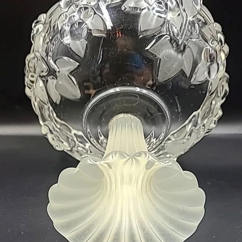 Walther Glas Crystal Candy Bowl New, Vintage Heavy Thick Glass
