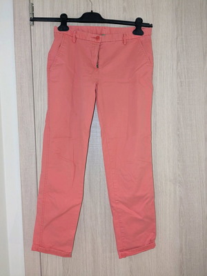 Benetton fabric pants like new, coral size M