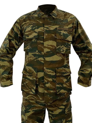 Greek Army Camouflage Uniform Large, like new