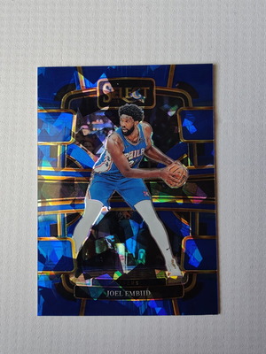 Κάρτα Joel Embiid 2023-24 Panini-Select Concourse Cracked Ice Blue Prizm καινούργια