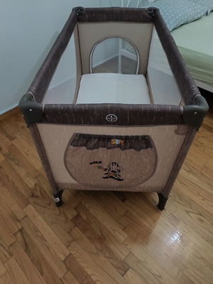 Playpen for baby, portable and foldable