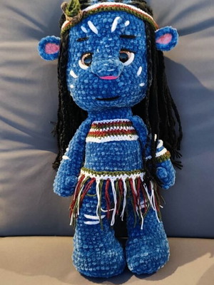 Χειροποίητη κούκλα Amigurumi Avatar