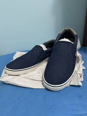 Livergy ανδρικά denim slip-on παπούτσια μεταχειρισμένα, νούμερο 43, casual μοκασίνια