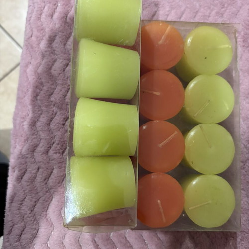 Candles new, pack of two sets
