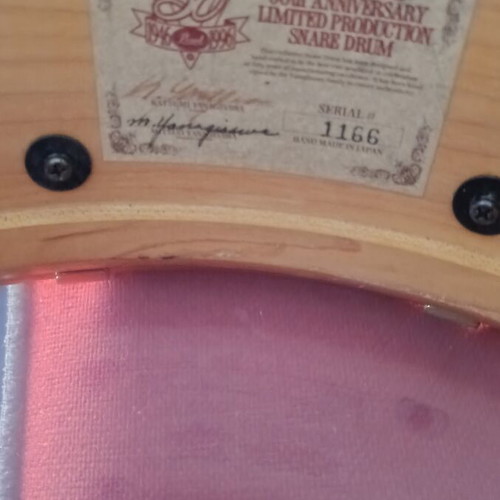 Pearl 50th Anniversary Snare Drum 14x5.5" Solid Maple