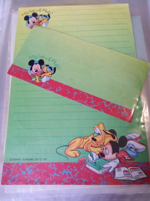Disney stationery set like new