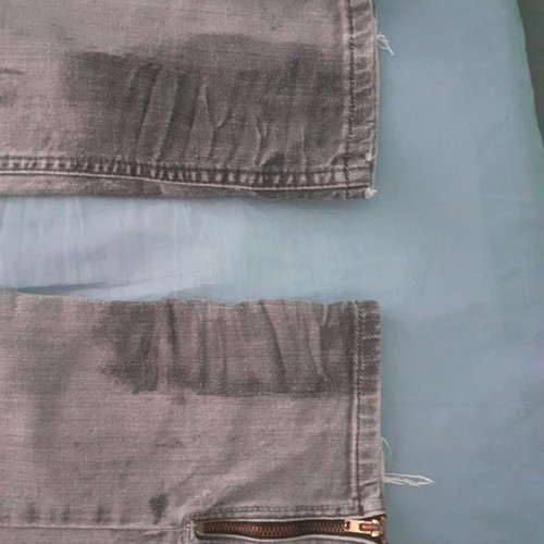 3Guys denim jeans new, grey with embroidered details, size S