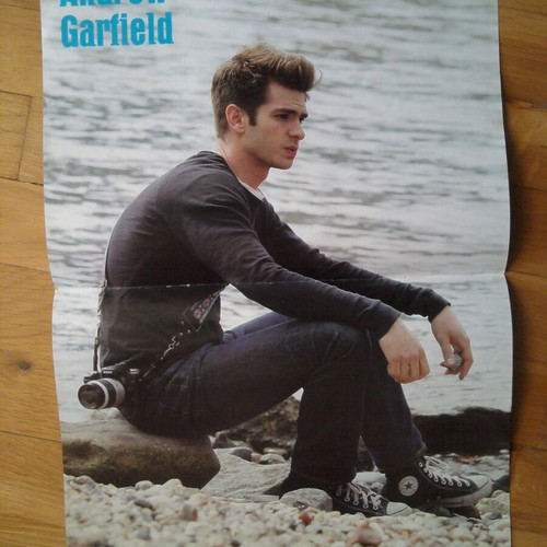 Andrew Garfield & Cody Simpson poster like new, size 41.6x28