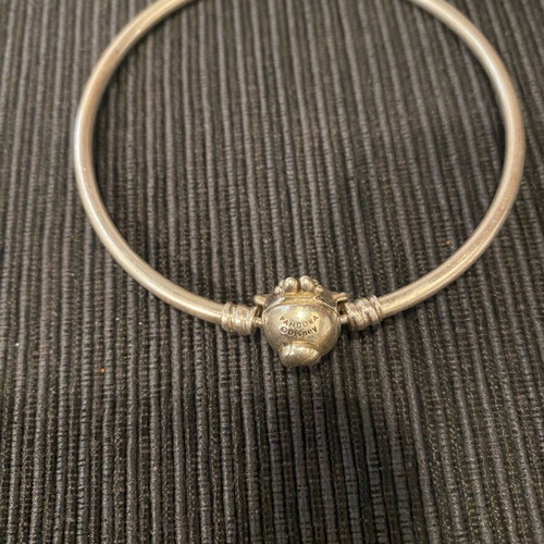 Pandora x Disney Cheshire Cat bangle used, 925 silver