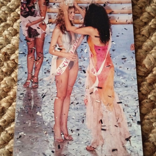 Evangelia Aravani Star Hellas 2005 photo like new 19x12.7 cm